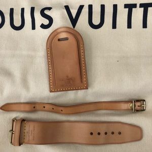 Authentic Louis Vuitton Luggage Tag